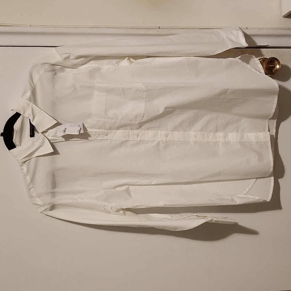 Banana Republic White Button Up